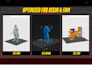 sculpt 3d printable action figures, miniatures and collectibles